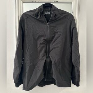 Mandala Men's Black Lightweight Zip Jacket